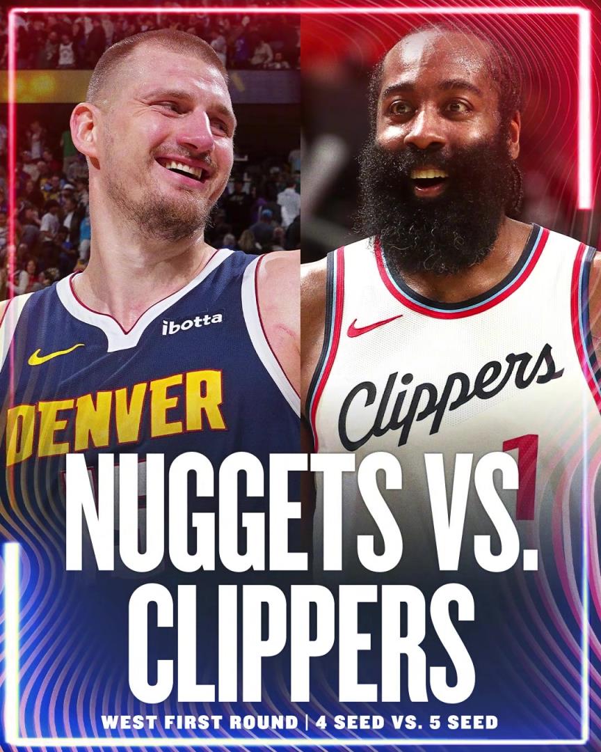 帶隊的神！哈登率快船鎖定西部第5，生涯從未缺席過季后賽！